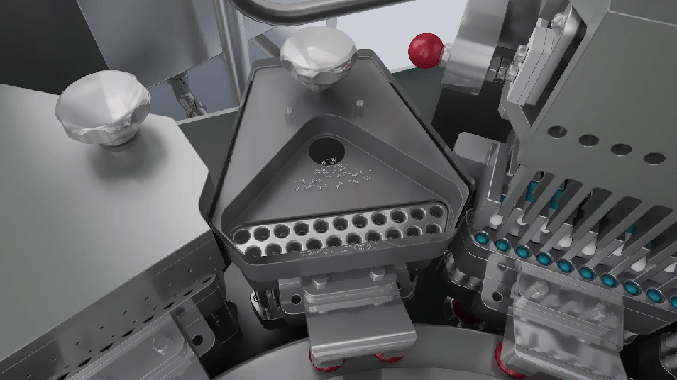 cleaning station of capsule filling machine